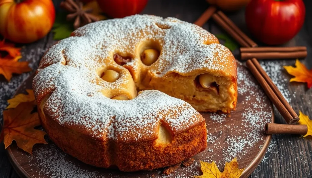 Cake aux pommes et à la cannelle