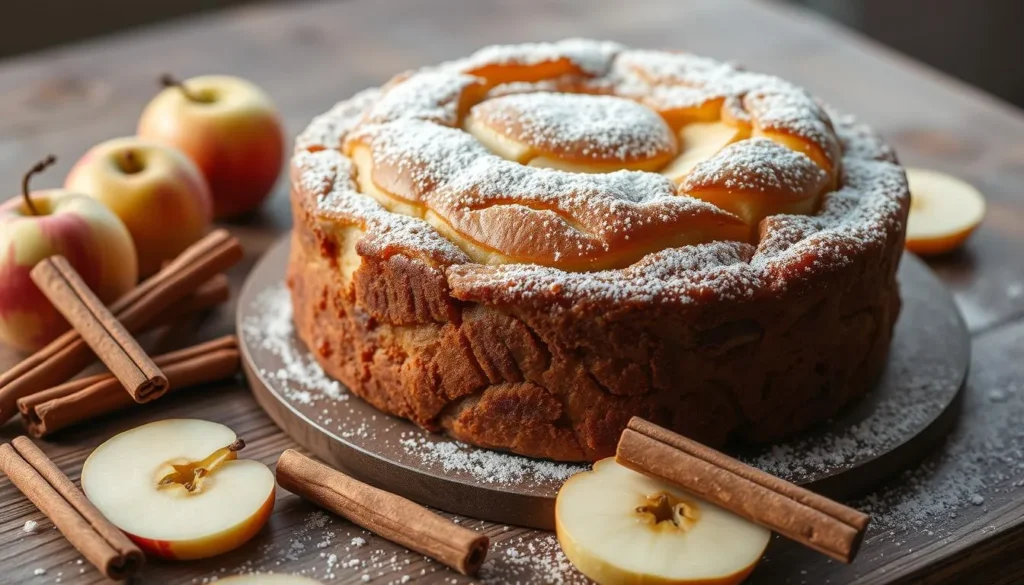 Cake aux pommes et à la cannelle