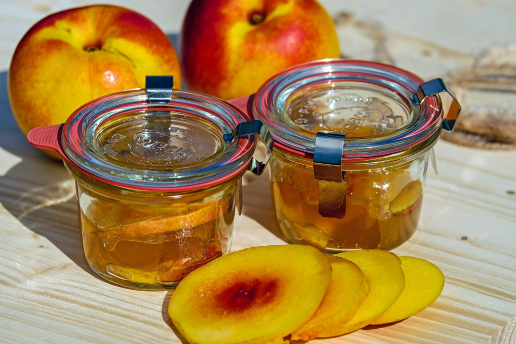 confiture de pêche maison