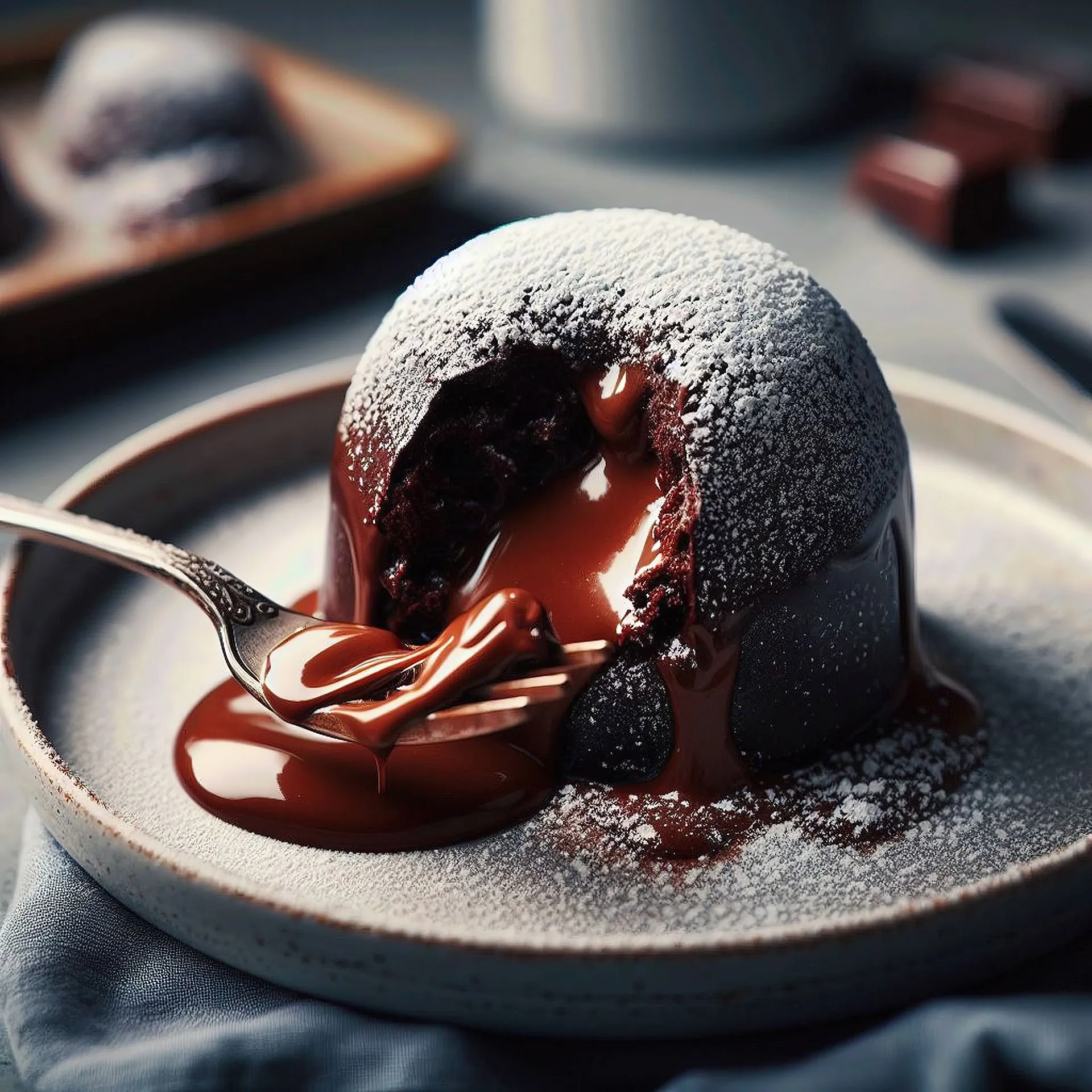 fondant au chocolat