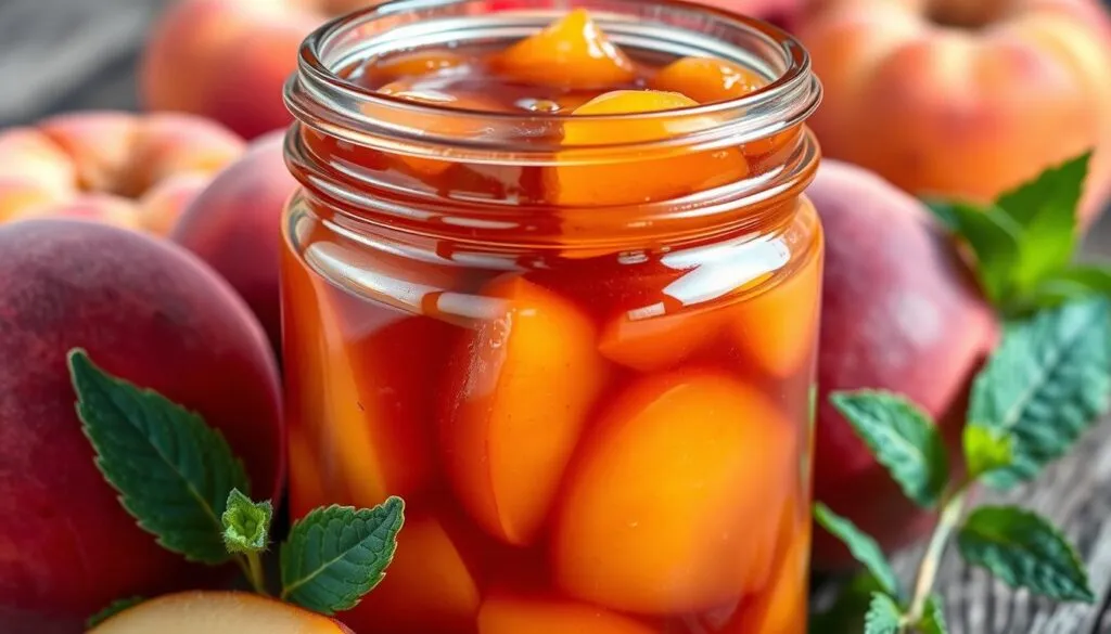 confiture de pêche