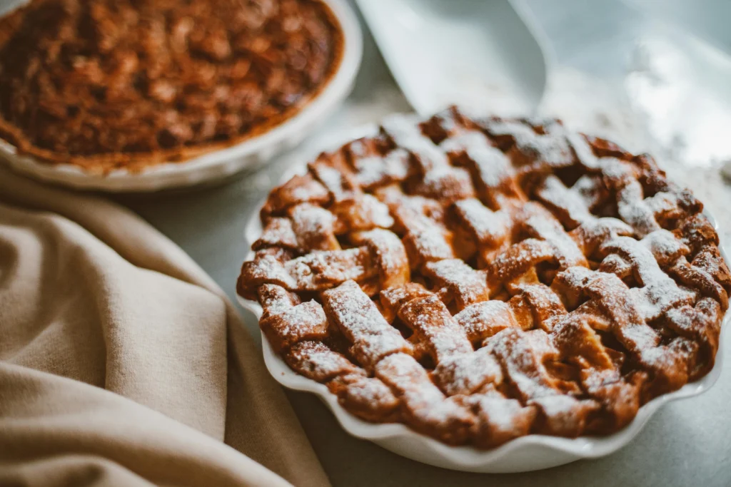 une tarte aux pommes