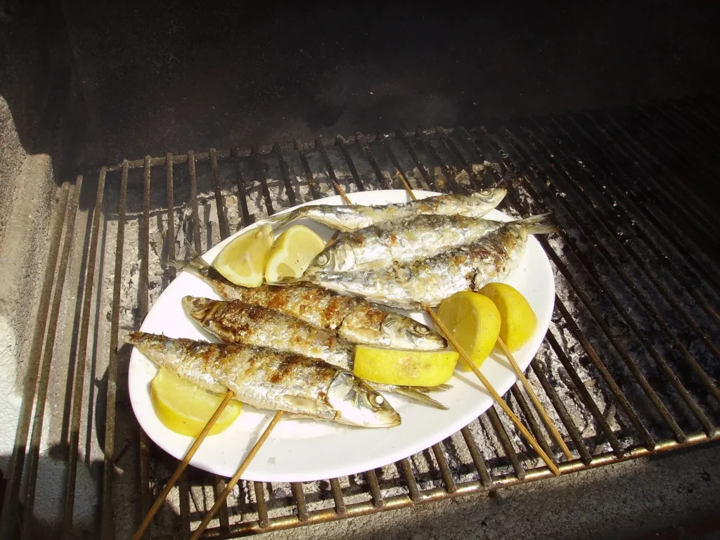 sardines grillés