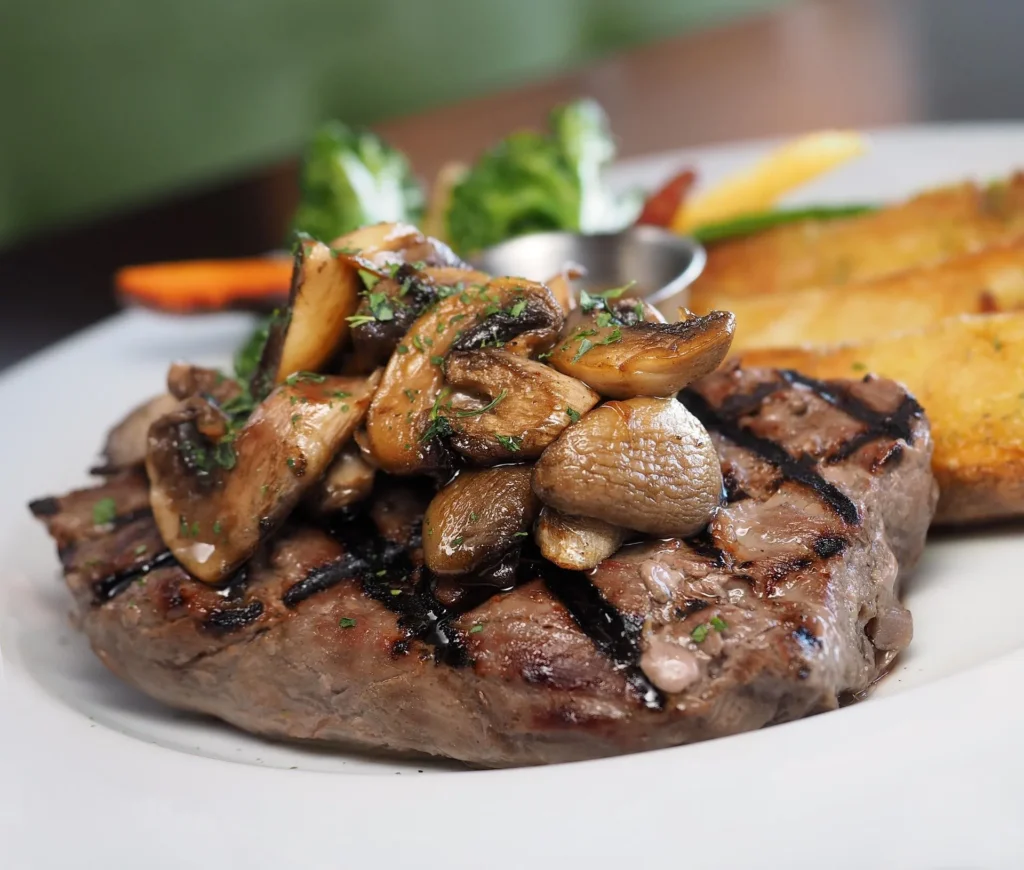 steak aux champignons