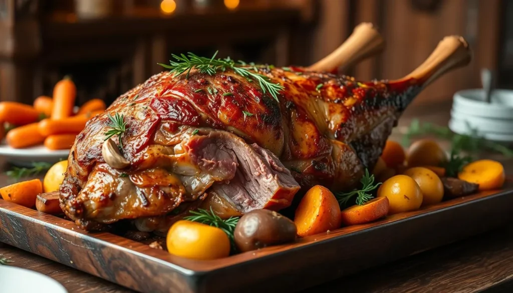 Gigot d’agneau au four