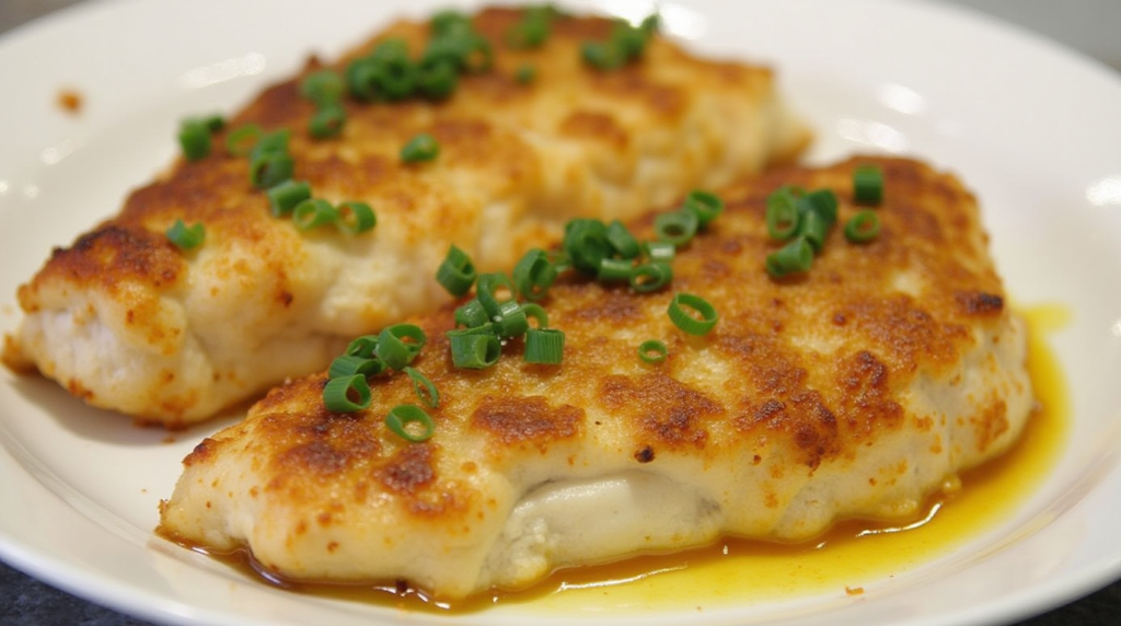 des escalopes de poulet